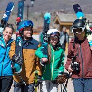 Marc Peruzzi and his family on a ski trip in Deer Valley.