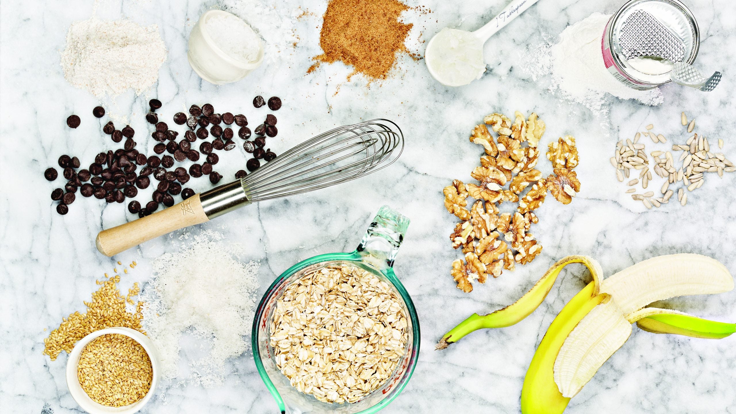 These chocolate chip banana cookies are packed with nutritional energy.