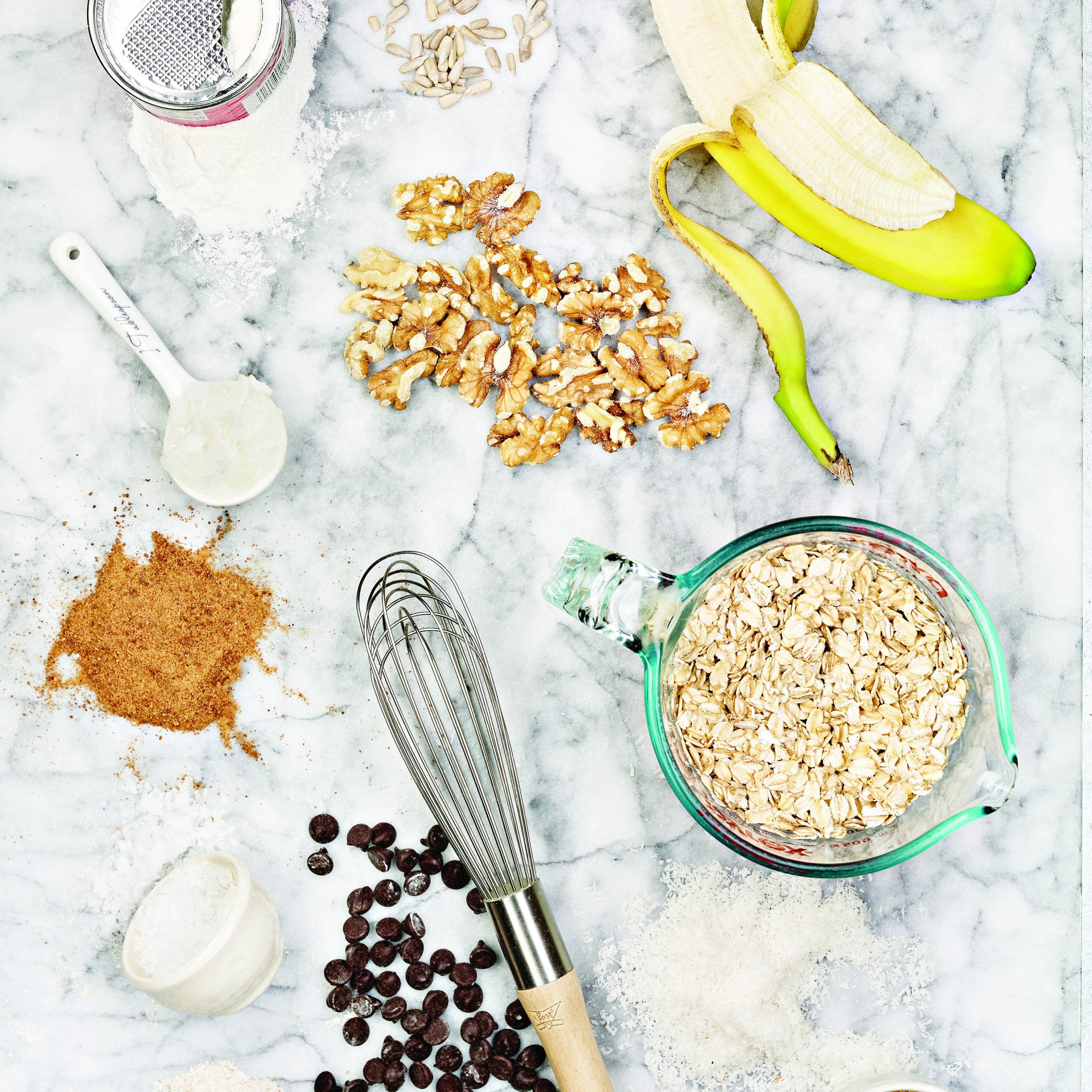 These chocolate chip banana cookies are packed with nutritional energy.