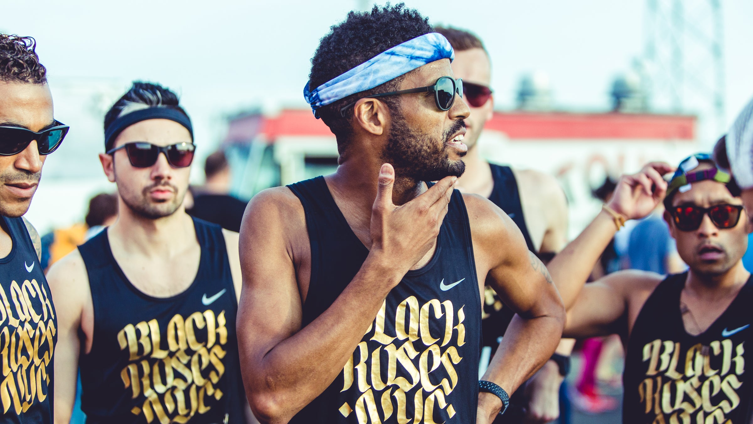 Knox Robinson wants to change running's "mono-cultural" image with his running crew, Black Roses NYC.