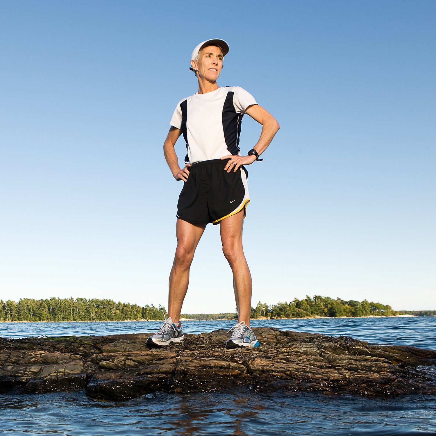 Joan Benoit Samuelson, near her home in coastal Maine.