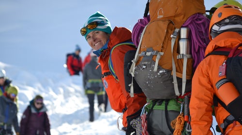 Angela Hawse is an all-terrain outdoorswoman, spending her days guiding explorers up some of the world's most beautiful mountains.
