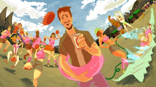 Adult summer camp isn't as much reliving childhood, as it is reliving college.