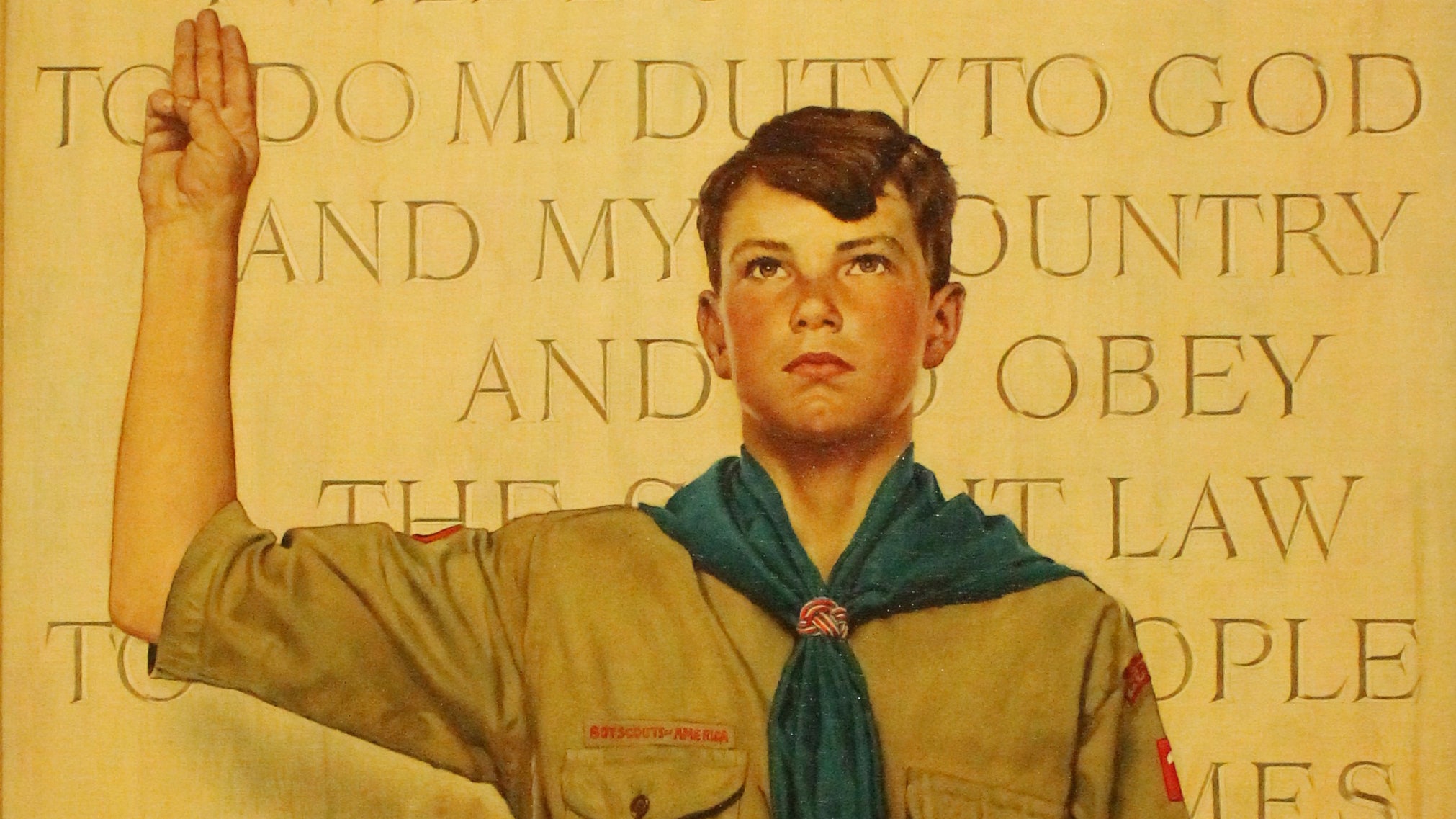 In full, the Scout Oath reads: "On my honor I will do my best to do my duty to God and my country and to obey the Scout Law; to help other people at all times; to keep myself physically strong, mentally awake, and morally straight."