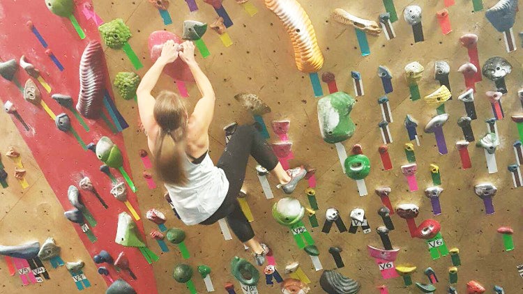 Each boulder problem is unique, with different holds and movements up the wall.