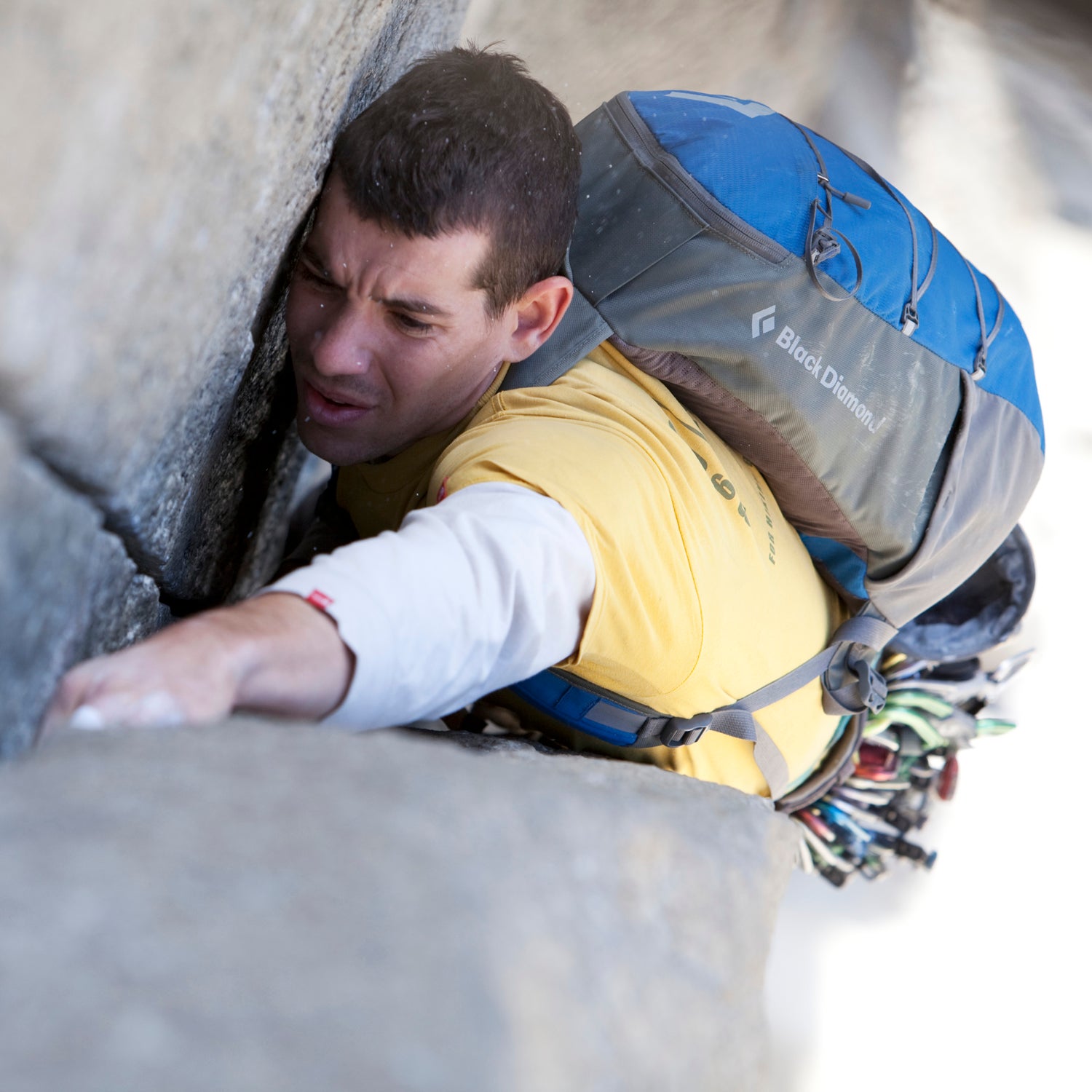 Honnold previously soloed El Capitan in 2010 (seen here)—on Saturday he free soloed it.