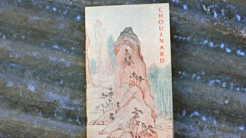 1972 Chouinard Equipment Catalog
A highly coveted piece of literature—yes, literature—the 1972 catalog (Patagonia’s first) is considered a seminal contribution to the greening of alpinism because it convinced climbers to quit pitons for passive protection, like chocks. Mountaineer and photographer Galen Rowell reviewed the catalog in the 1973 American Alpine Journal, writing, “What is a commercial catalog doing in the book review section? It contains more information on the ethics and style of modern climbing than any other publication in our language.” Copies sold for 50 cents in 1972, and they’ve fetched as much as $350 in the past few years.
Doug Robinson’s “The Whole Natural Art of Protection,” a kind of essay-cum-instructional guide that makes the case for clean climbing, leads the catalog, and his opening words were as influential as any written in the climbing canon:
There is a word for it and the word is clean. Climbing with only nuts and runners for protection is clean climbing. Clean because the rock is left unaltered by the passing climber. Clean because nothing is hammered into the rock and then hammered back out, leaving the rock scarred and the next climber’s experience less natural. Clean because the climber’s protection leaves little track of his ascension. Clean is climbing the rock without changing it; a step closer to organic climbing for the natural man.