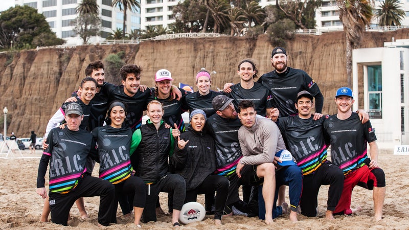 Team E.R.I.C. at the 2017 Lei-Out beach tournament in Santa Monica