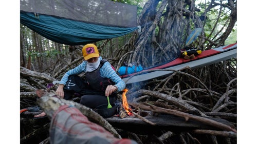 The mosquito annihilation began promptly at dusk every night, especially in the mangroves. We cooked quickly and retreated to our covered hammocks as soon as possible.