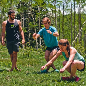 Standing without using your hands—tougher than it sounds.