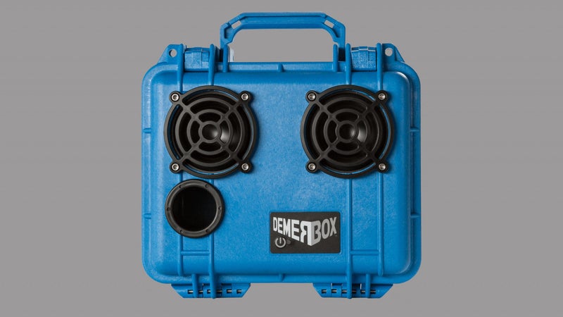 Housing quality components in a virtually indestructible Pelican case isn't just functional, it outclasses the look of cheaper Bluetooth speakers too.