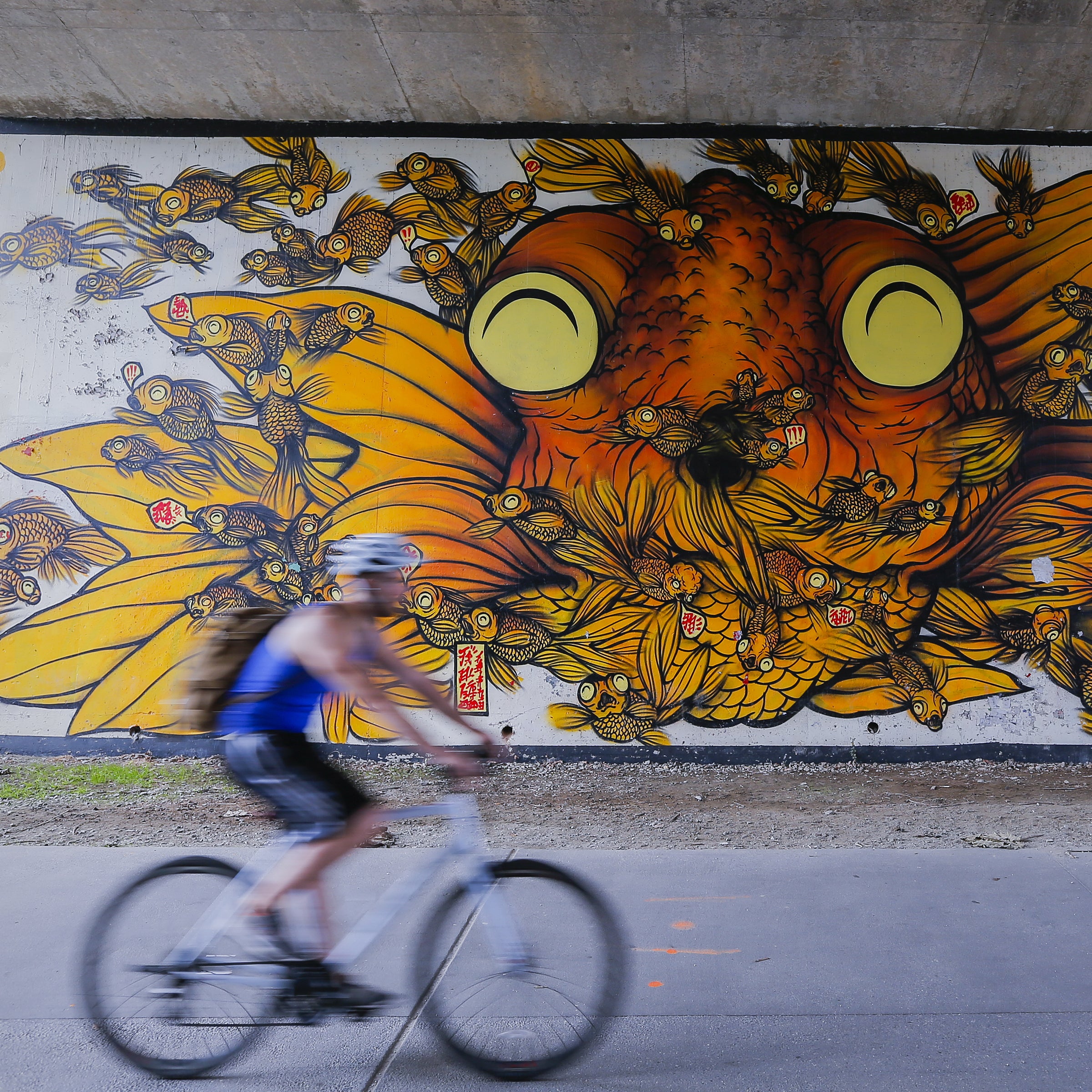 Atlanta's Betline project has converted 22 miles of railway tracks into biking and pedestrian pathways—energized with diverse and urban artwork.