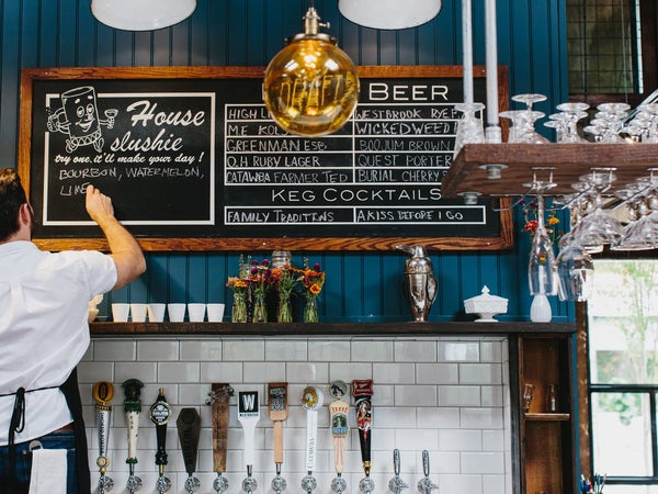 Asheville is one of the best cities for midday cocktails, post-ride brews, and midnight adult slushies.
