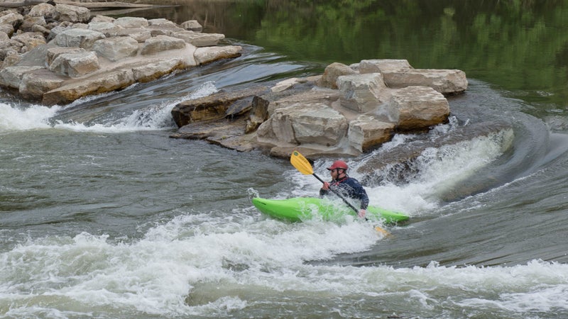 Get your whitewater on at Eastwood MetroPark in Dayton, Ohio.