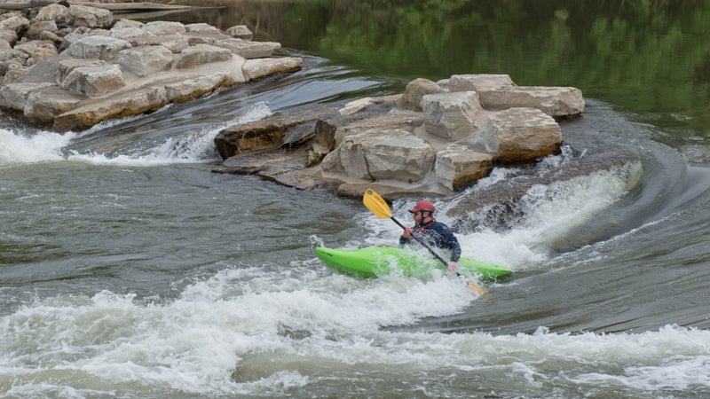 Get your whitewater on at Eastwood MetroPark in Dayton, Ohio.