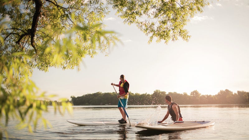 Navigate the water of Minneapolis with your choice of craft.