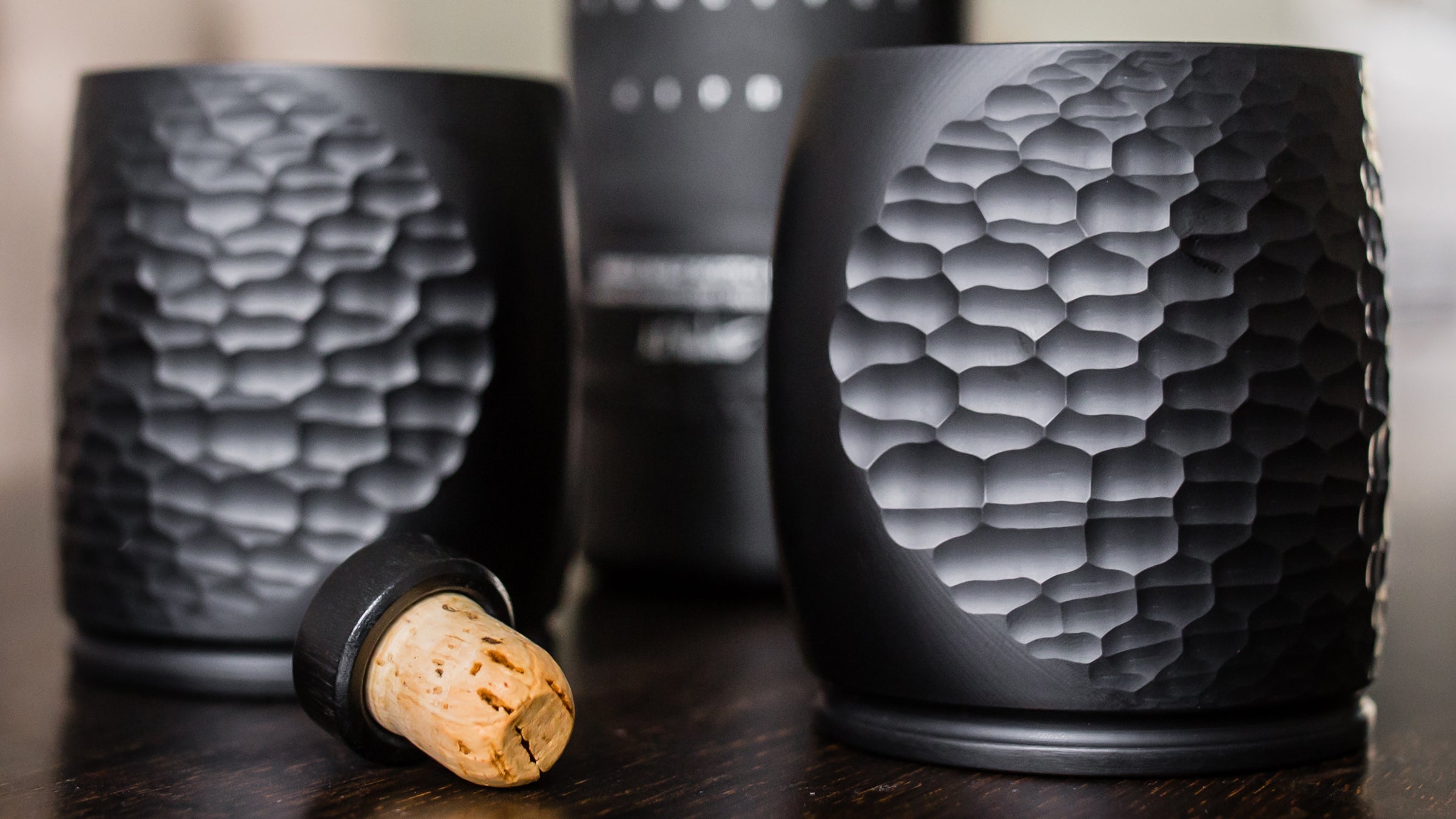 These glasses are made from aircraft grade aluminum. 