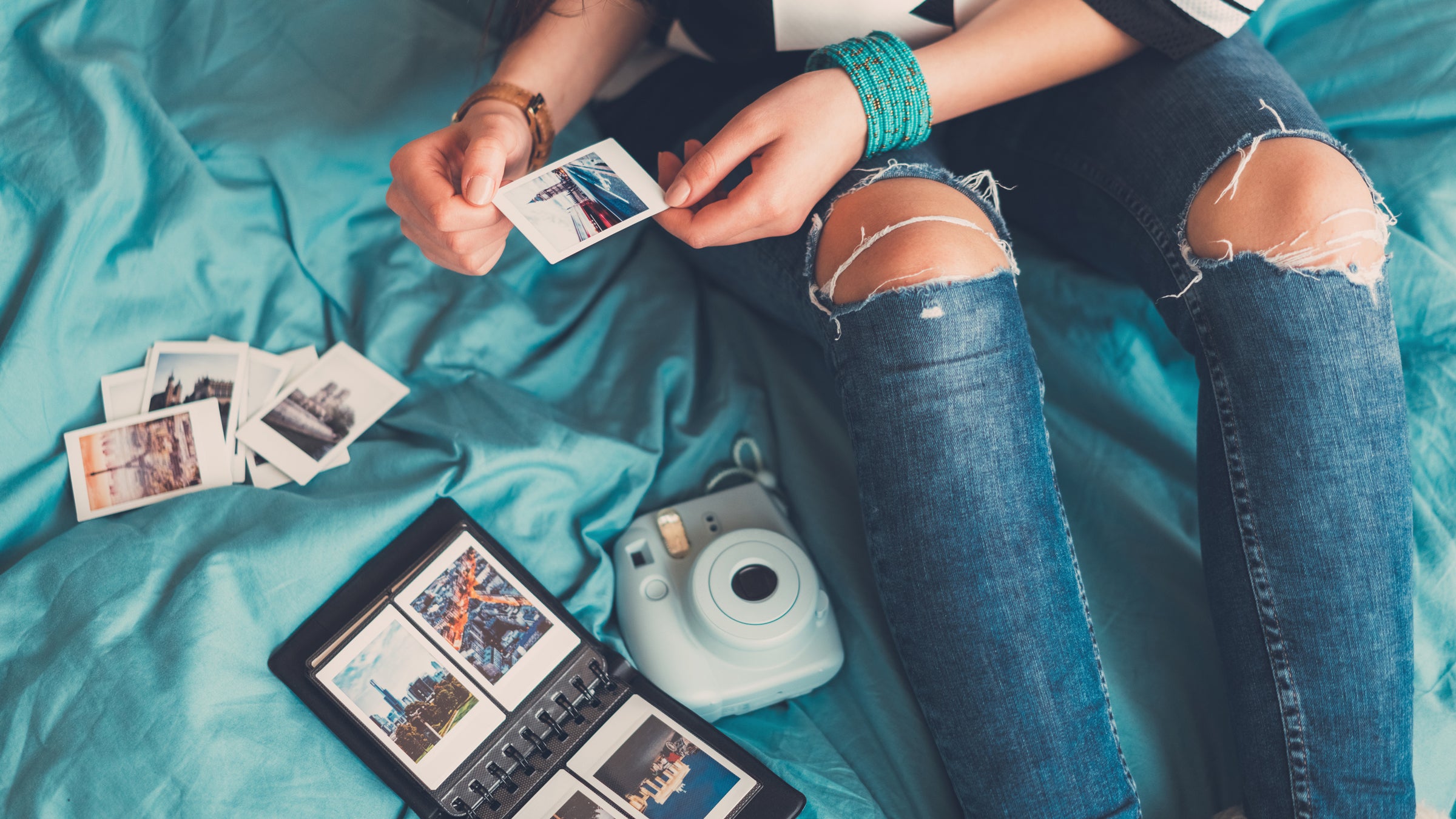 Instant photography provides an immediate, tangible source of memorabilia. 