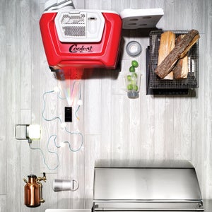 Set the lighting, mix the tunes, light up a cozy firepit, even operate the ’cue without leaving your deck chair.