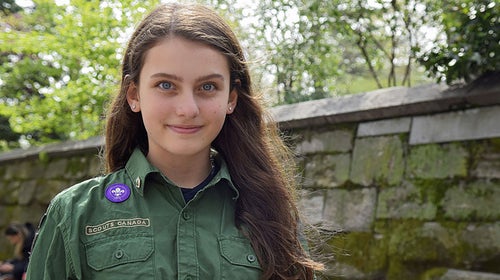 Sydney participates officially, and remotely, in Scouts Canada.