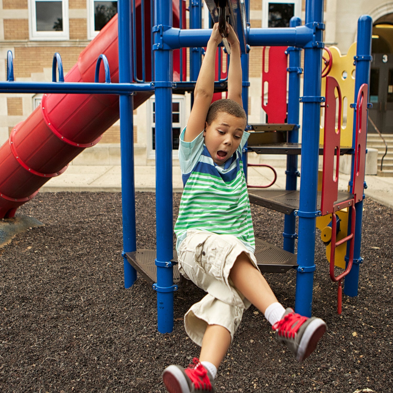 In areas where there aren't many nature parks, urban playgrounds help get kids outside.