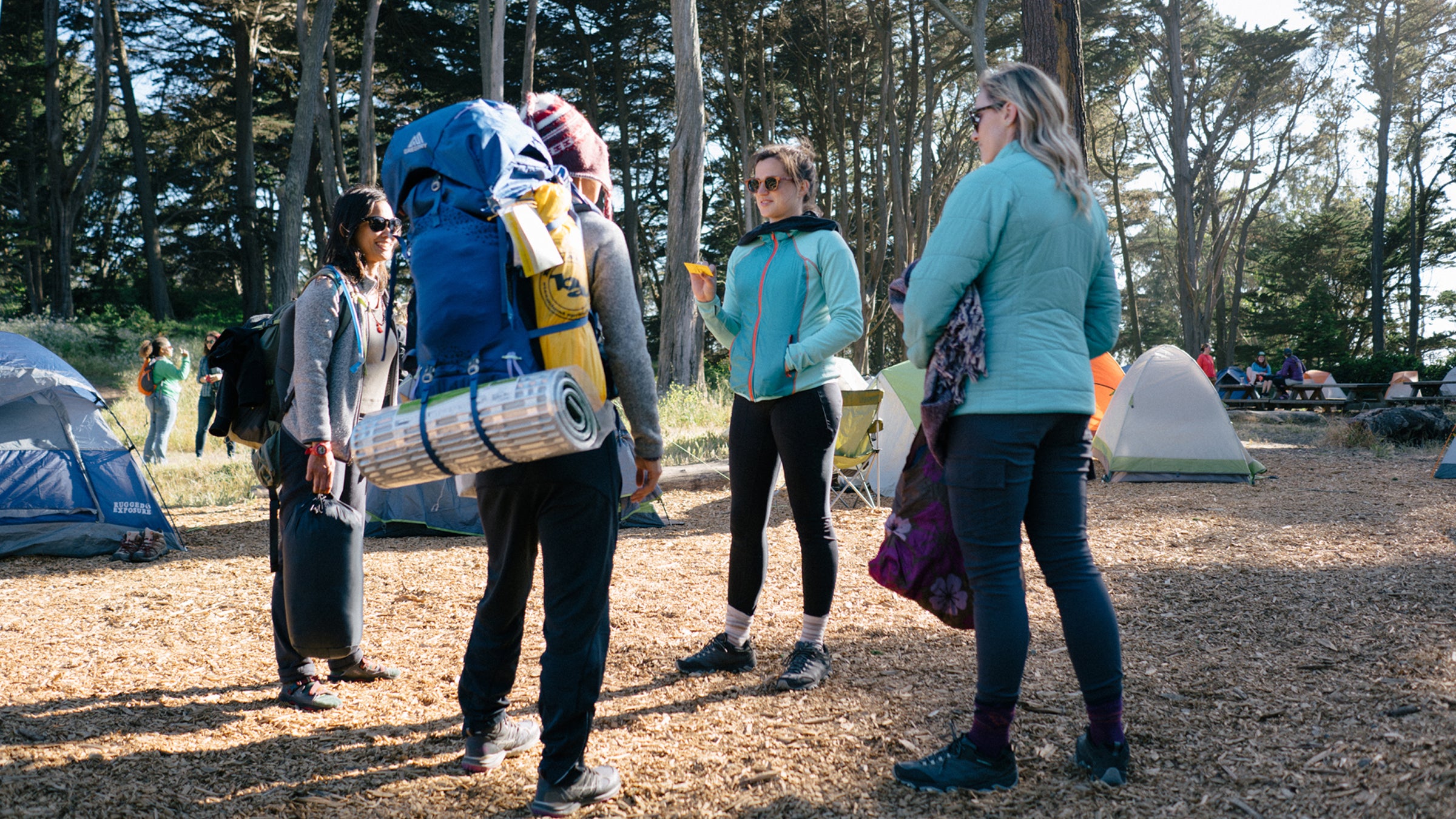 Participants gather at the 2017 Women's Summit for Outdoor Empowerment.