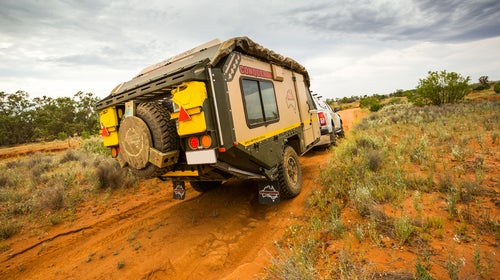 This trailer can follow you wherever you go.