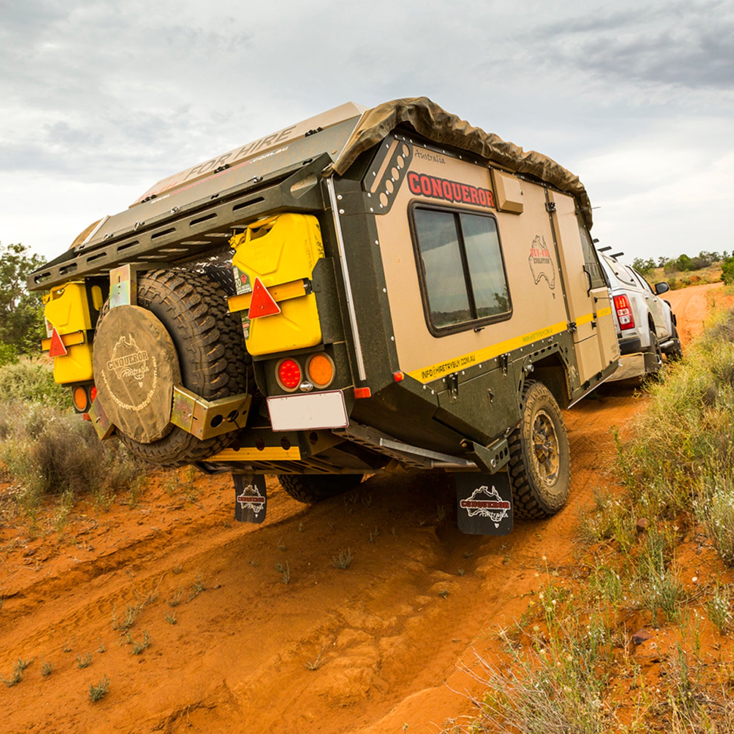 This trailer can follow you wherever you go.