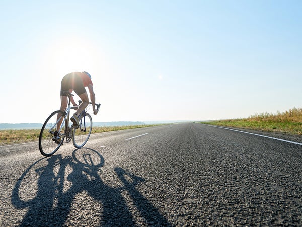 You can challenge yourself without riding all day, or straight up a mountain.