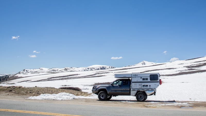 On top of Independence Pass outside Aspen, Colorado.