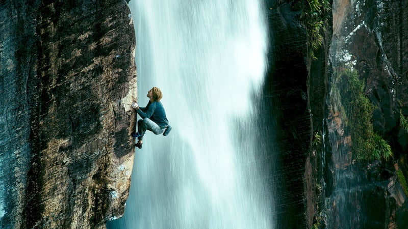 star trek 5 rock climbing