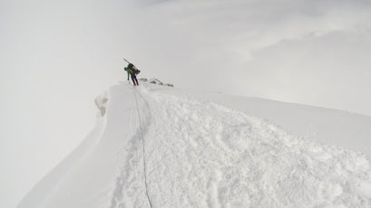 Lucy Westlake mountaineering Denali between base camp at 7,200 feet and high camp at 17,200 feet, from May 30 to June 18, 2017.