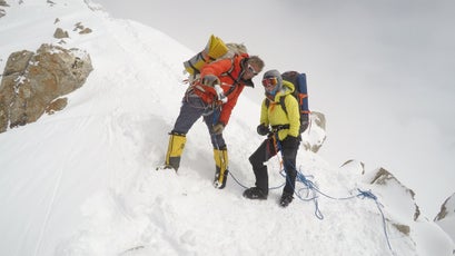 Wesley Bunch, from Alaska Mountaineering School, was the lead guide on Lucy's trip to Denali.