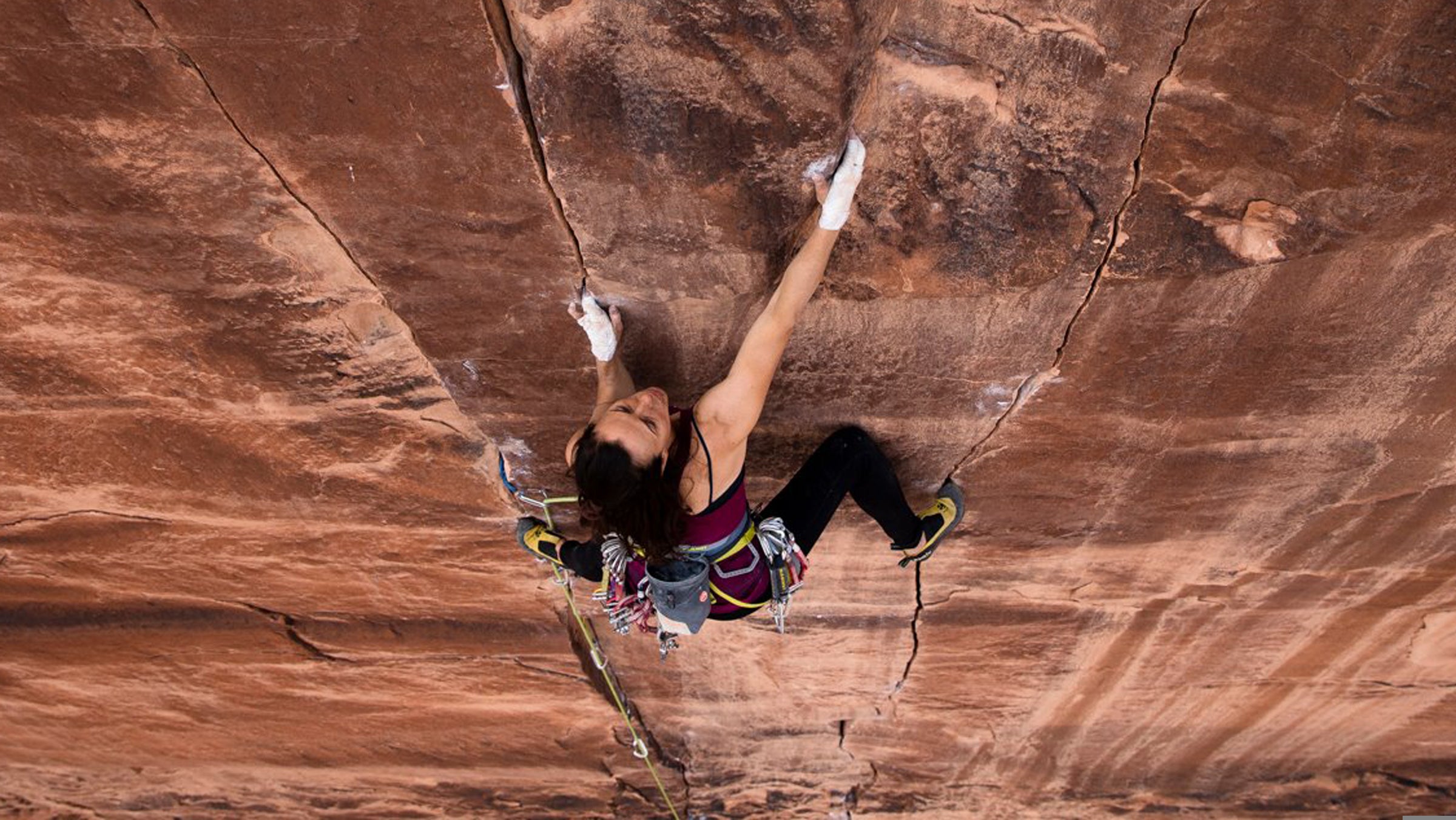 Davis dropped out of law school to climb and live in Moab.