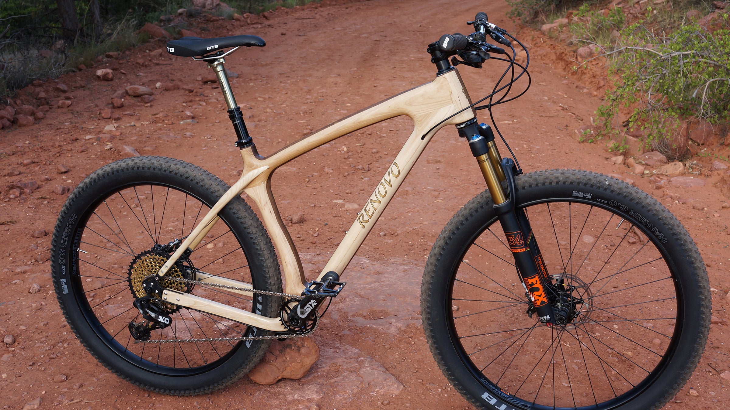 Wooden mountain sales bike