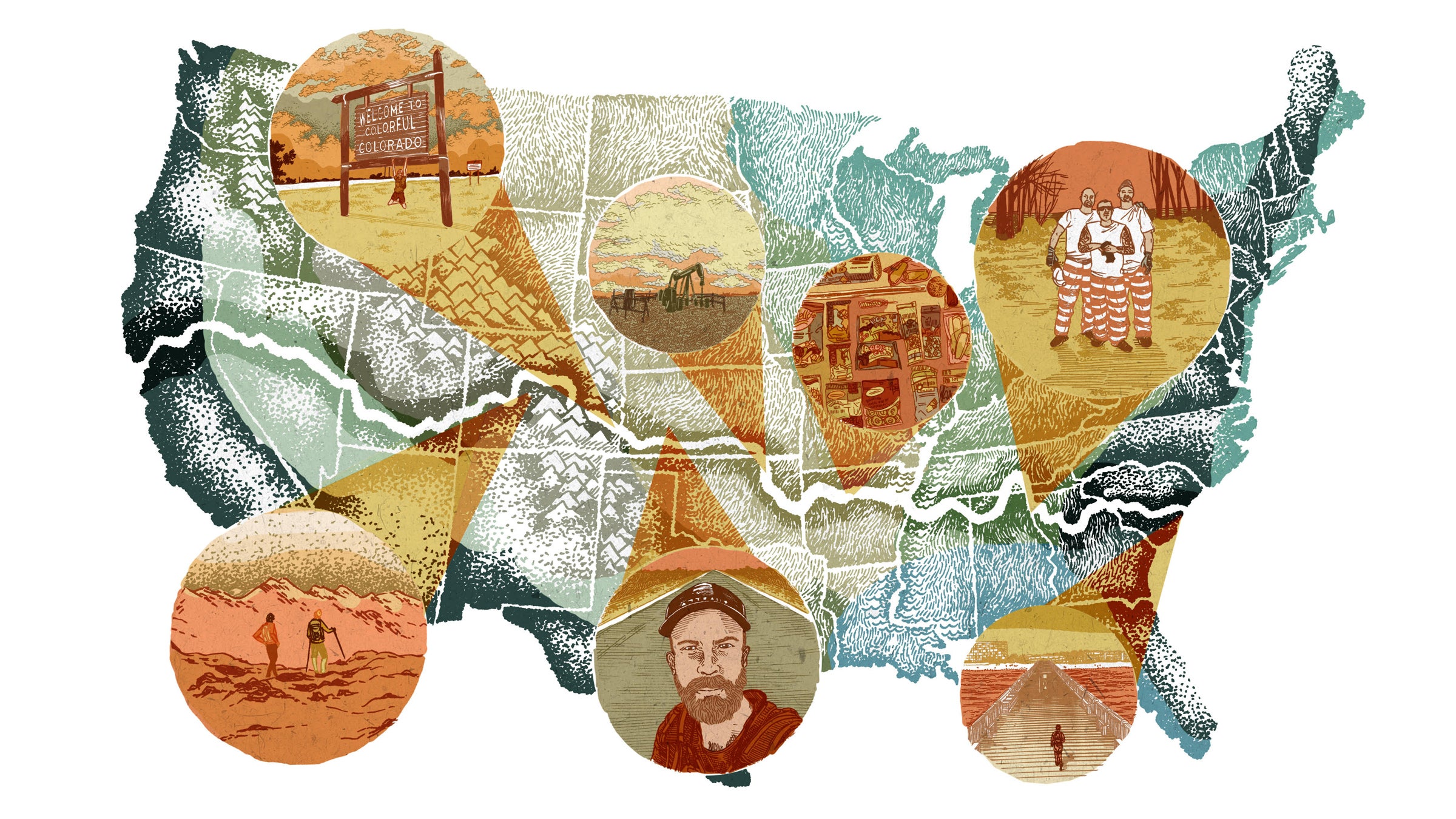 Scenes from Rickey Gates's ultraunning journey across the U.S.