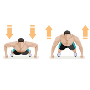 The proper pushup takes practice, but pays off in the end.