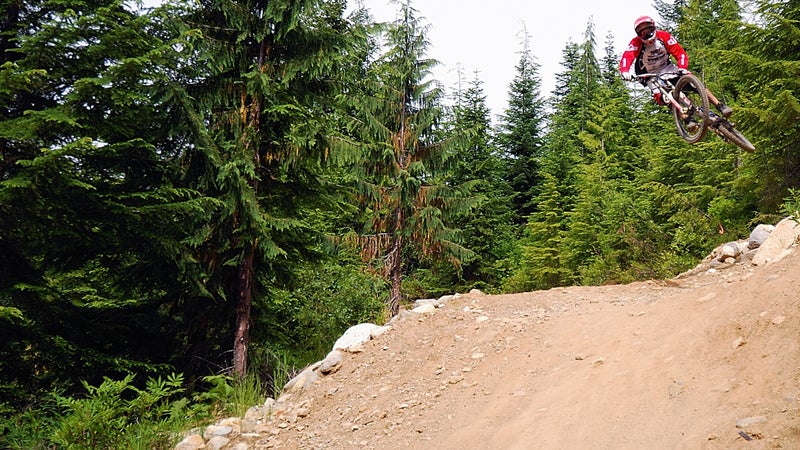 Practice your whips on Whistlers legendary bike park.