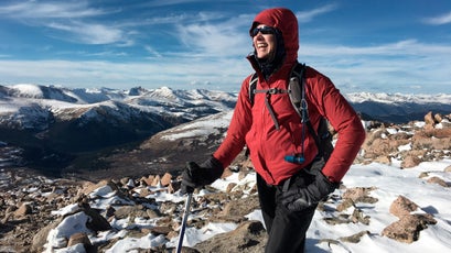 Atop the summit of Mt. Bierstadt.