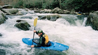 Kayaking in Great Smoky Mountain National Park.