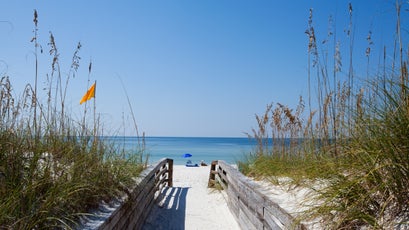 The beaches of St. Joseph Peninsula State Park offer uncrowded white sand views.