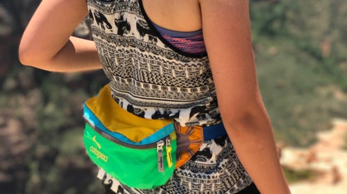 If you're going to go fanny pack, go all the way.