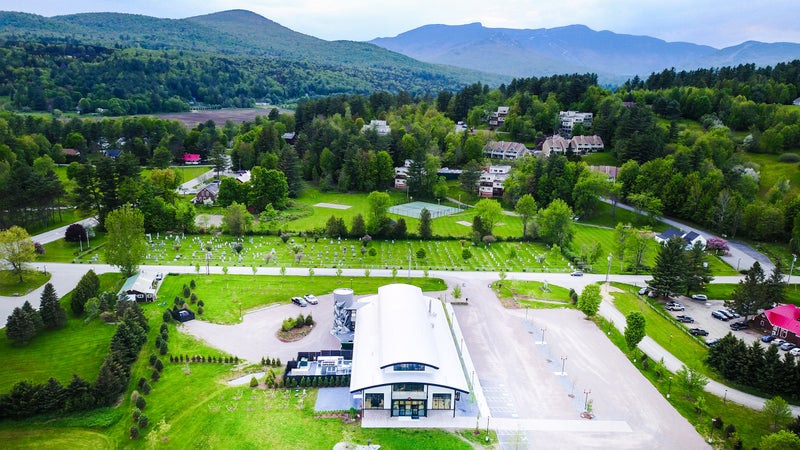 The expanded Alchemist brewery nestled in the mountains of Vermont.