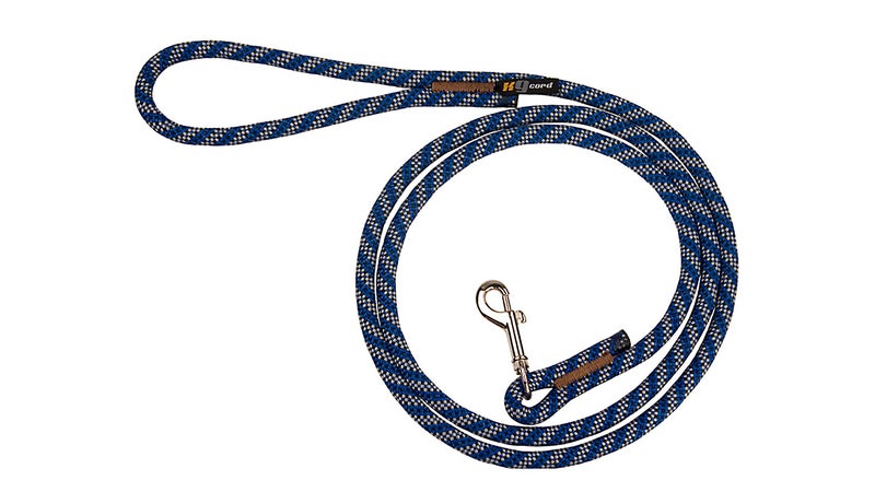 Dogs can't bite through climbing rope, so it makes an ideal material for leashes.