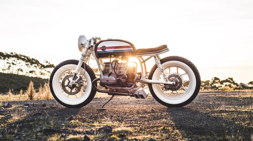 The Mexican blanket style gas tank rounds out this bike.