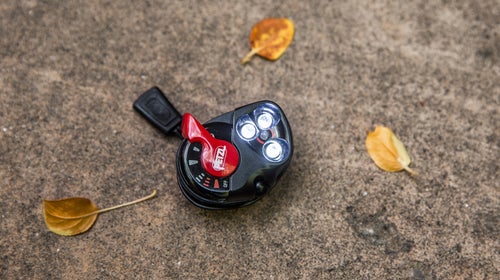 For being the size of a GMO grape, the Petzl e+Lite packs in features.