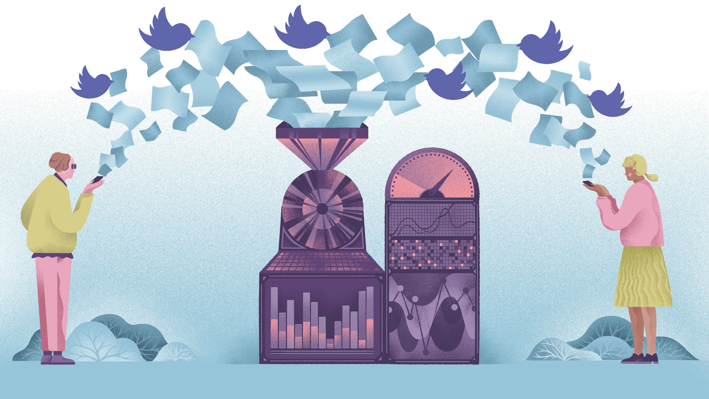 The team’s "Hedonometer" surveys the country’s tweets each day and calculates a happiness score for each.