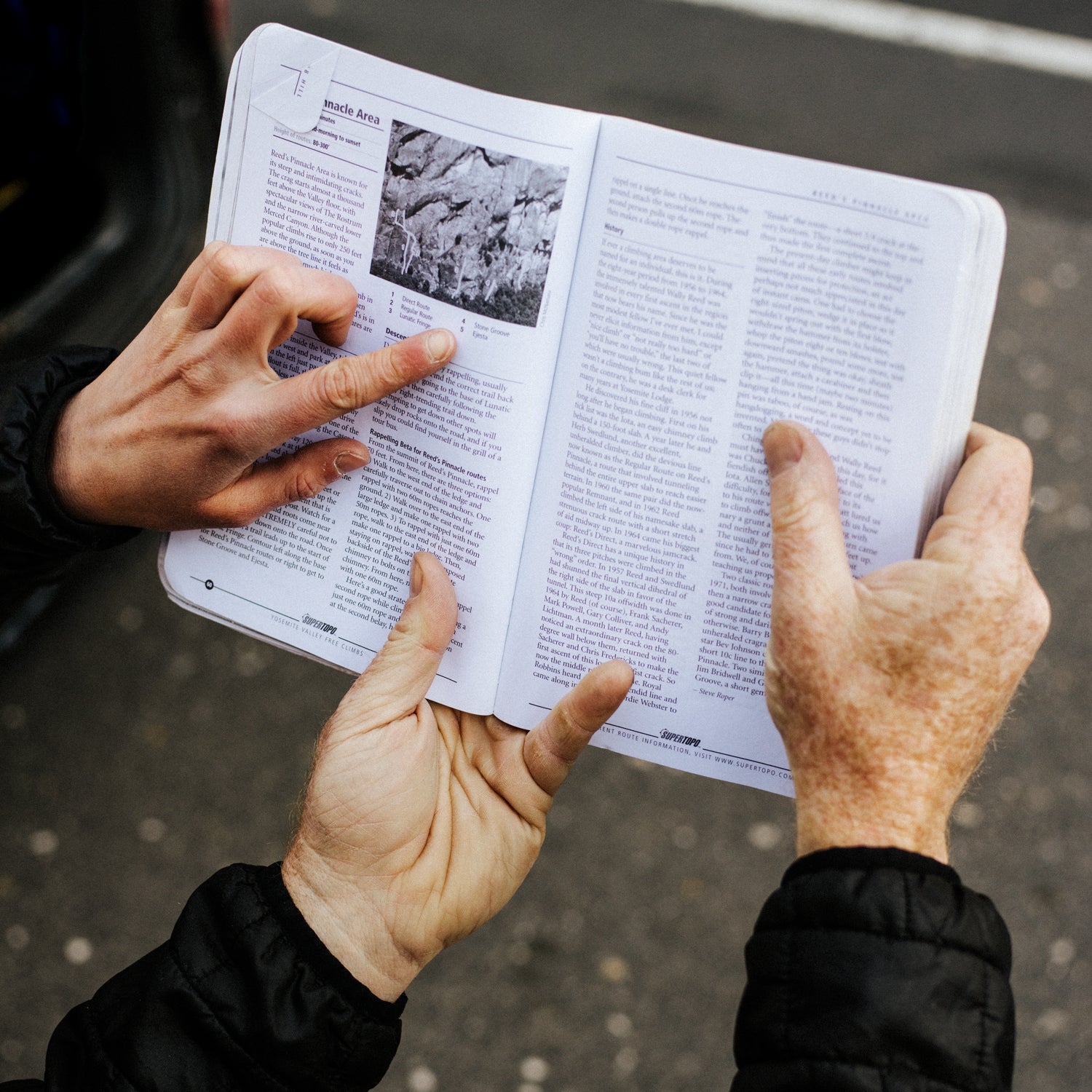 The new beta (L) the author (R) had to reconcile his memories against.
