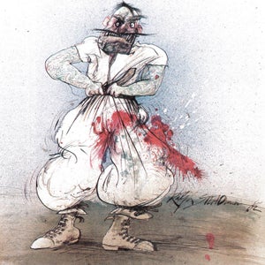 Then Reg Mellor let his trousers fall around his ankles.