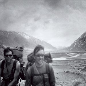 High Country: The author, left, and Doug Chabot descend from the first ascent of 19,941-foot Koh-i-Bardar.